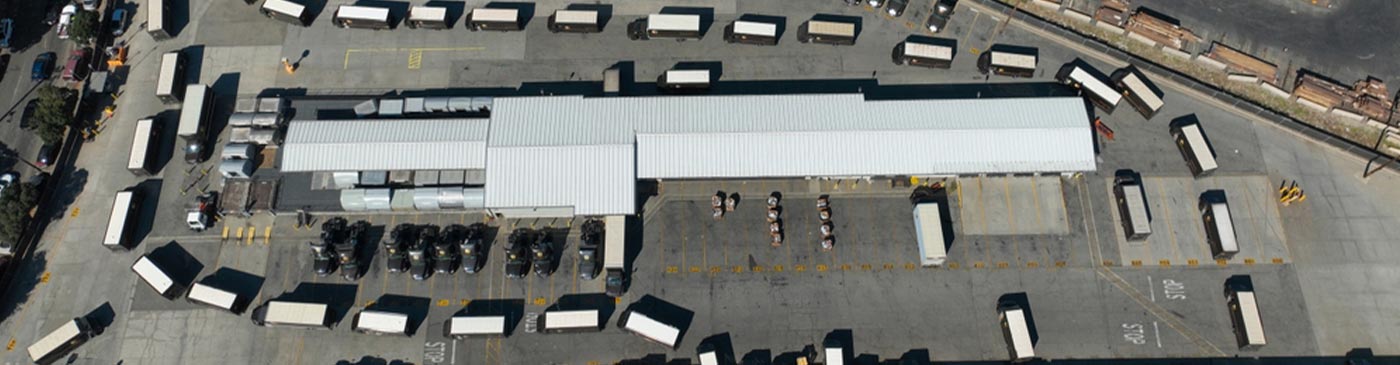 UPS distribution site aerial view